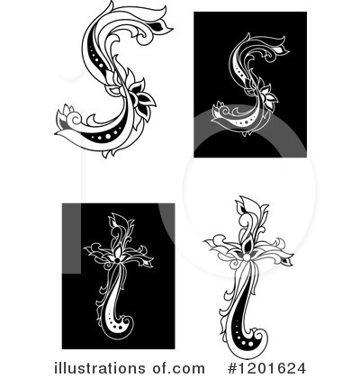Royalty-Free (RF) Alphabet Clipart Illustration by Vector Tradition SM - Stock Sample #1201624