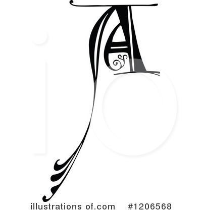 Royalty-Free (RF) Alphabet Clipart Illustration by Prawny Vintage - Stock Sample #1206568