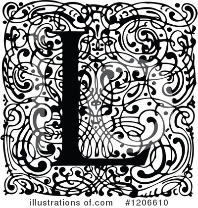 Royalty-Free (RF) Alphabet Clipart Illustration by Prawny Vintage - Stock Sample #1206610
