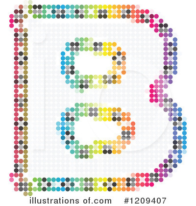 Pixelated Letter Clipart #1209407 by Andrei Marincas