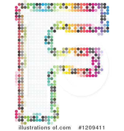 Pixelated Letter Clipart #1209411 by Andrei Marincas