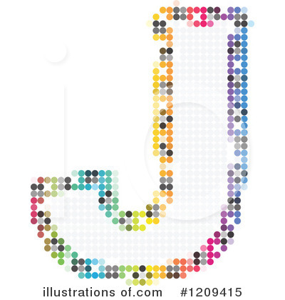Pixelated Letter Clipart #1209415 by Andrei Marincas