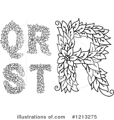 Royalty-Free (RF) Alphabet Clipart Illustration by Vector Tradition SM - Stock Sample #1213275
