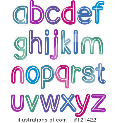Royalty-Free (RF) Alphabet Clipart Illustration by yayayoyo - Stock Sample #1214221
