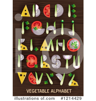 Royalty-Free (RF) Alphabet Clipart Illustration by Eugene - Stock Sample #1214429