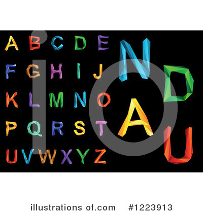 Royalty-Free (RF) Alphabet Clipart Illustration by Vector Tradition SM - Stock Sample #1223913