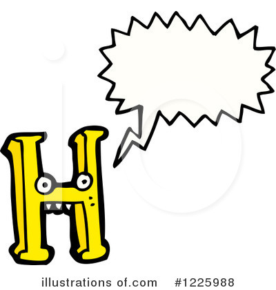 Letter H Clipart #1225988 by lineartestpilot