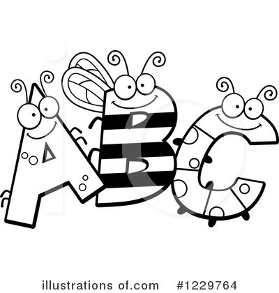 Royalty-Free (RF) Alphabet Clipart Illustration by Cory Thoman - Stock Sample #1229764