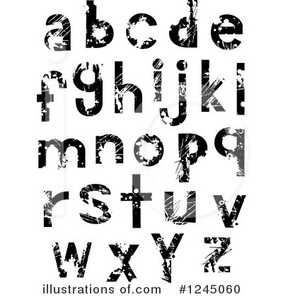 Royalty-Free (RF) Alphabet Clipart Illustration by BNP Design Studio - Stock Sample #1245060
