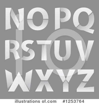 Royalty-Free (RF) Alphabet Clipart Illustration by vectorace - Stock Sample #1253764