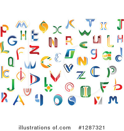 Royalty-Free (RF) Alphabet Clipart Illustration by Vector Tradition SM - Stock Sample #1287321