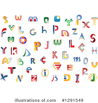 Royalty-Free (RF) Alphabet Clipart Illustration by Vector Tradition SM - Stock Sample #1291549