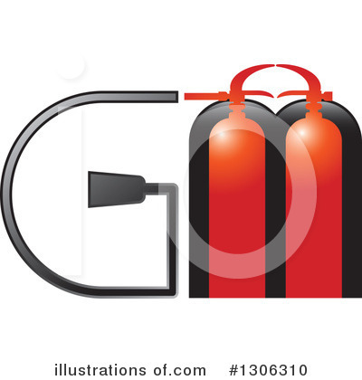 Fire Extinguisher Clipart #1306310 by Lal Perera