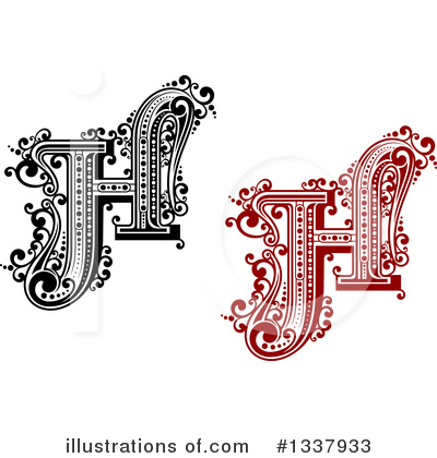 Royalty-Free (RF) Alphabet Clipart Illustration by Vector Tradition SM - Stock Sample #1337933