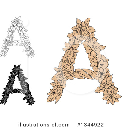 Royalty-Free (RF) Alphabet Clipart Illustration by Vector Tradition SM - Stock Sample #1344922