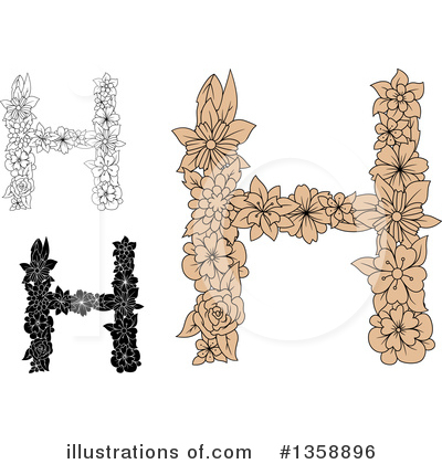 Royalty-Free (RF) Alphabet Clipart Illustration by Vector Tradition SM - Stock Sample #1358896