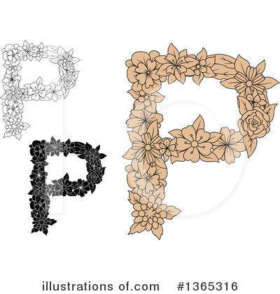 Royalty-Free (RF) Alphabet Clipart Illustration by Vector Tradition SM - Stock Sample #1365316