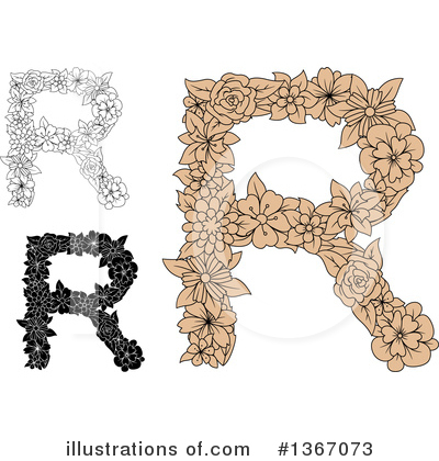Royalty-Free (RF) Alphabet Clipart Illustration by Vector Tradition SM - Stock Sample #1367073