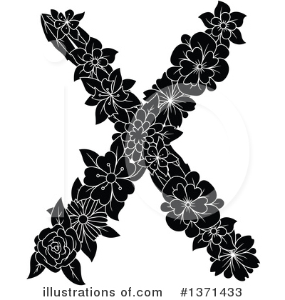 Floral Letter Clipart #1371433 by Vector Tradition SM