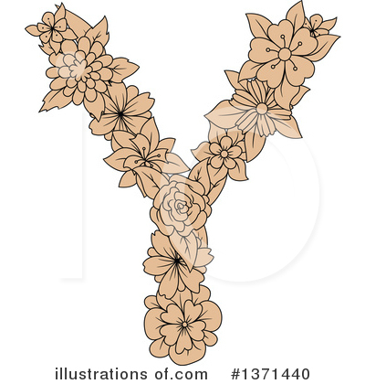 Floral Letter Clipart #1371440 by Vector Tradition SM