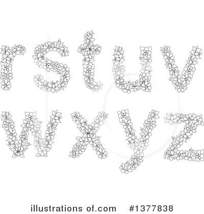Royalty-Free (RF) Alphabet Clipart Illustration by Vector Tradition SM - Stock Sample #1377838
