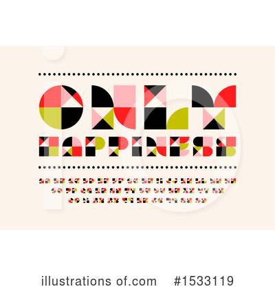 Royalty-Free (RF) Alphabet Clipart Illustration by elena - Stock Sample #1533119