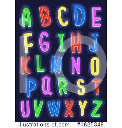 Royalty-Free (RF) Alphabet Clipart Illustration by BNP Design Studio - Stock Sample #1625349