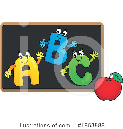 Royalty-Free (RF) Alphabet Clipart Illustration by visekart - Stock Sample #1653888
