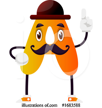 Mustache Clipart #1683588 by Morphart Creations