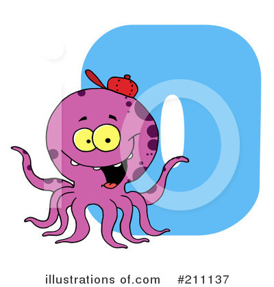 Octopus Clipart #211137 by Hit Toon
