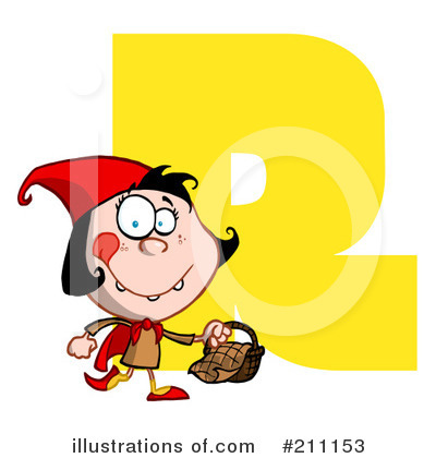 Little Red Riding Hood Clipart #211153 by Hit Toon