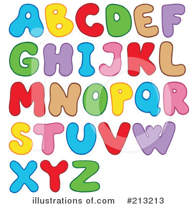 Royalty-Free (RF) Alphabet Clipart Illustration by visekart - Stock Sample #213213