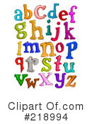 Alphabet Clipart #218994 by BNP Design Studio