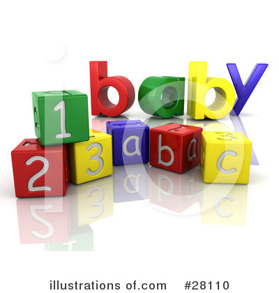 Royalty-Free (RF) Alphabet Clipart Illustration by KJ Pargeter - Stock Sample #28110