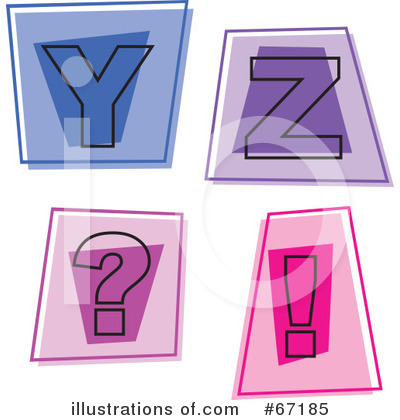 Royalty-Free (RF) Alphabet Clipart Illustration by Prawny - Stock Sample #67185