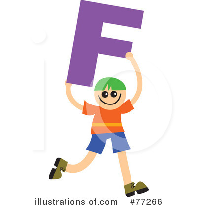 Royalty-Free (RF) Alphabet Kids Clipart Illustration by Prawny - Stock Sample #77266