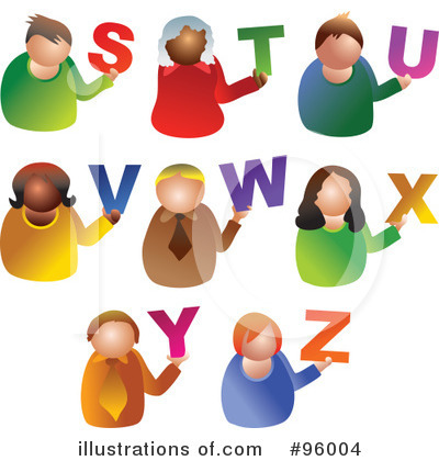 Alphabet People Clipart #96004 by Prawny