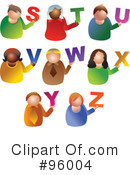 Alphabet People Clipart #96004 by Prawny