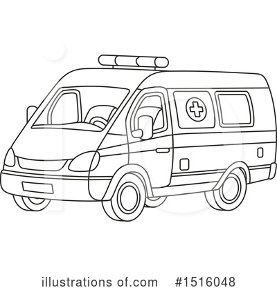 Ambulance Clipart #1516048 by Alex Bannykh