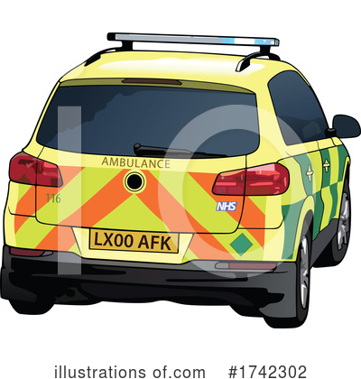 Royalty-Free (RF) Ambulance Clipart Illustration by dero - Stock Sample #1742302