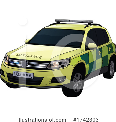 Royalty-Free (RF) Ambulance Clipart Illustration by dero - Stock Sample #1742303
