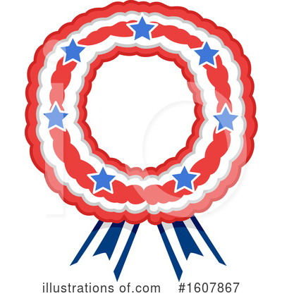 American Flag Clipart #1607867 by BNP Design Studio