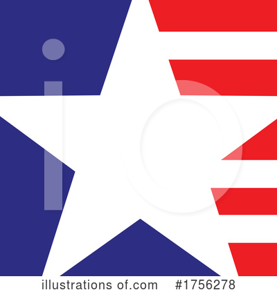 American Flag Clipart #1756278 by Vector Tradition SM