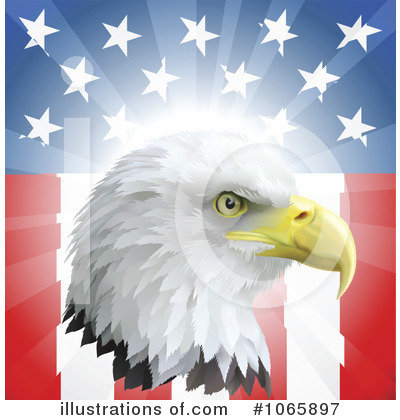 Royalty-Free (RF) American Eagle Clipart Illustration by AtStockIllustration - Stock Sample #1065897