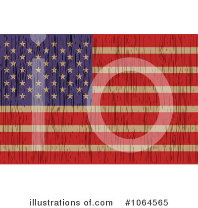 Royalty-Free (RF) American Flag Clipart Illustration by Andrei Marincas - Stock Sample #1064565