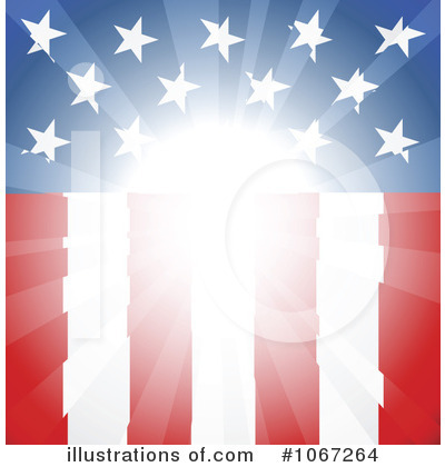 Royalty-Free (RF) American Flag Clipart Illustration by AtStockIllustration - Stock Sample #1067264