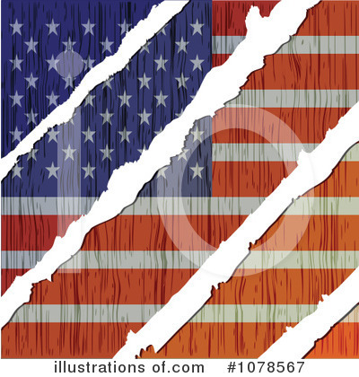 Royalty-Free (RF) American Flag Clipart Illustration by Andrei Marincas - Stock Sample #1078567