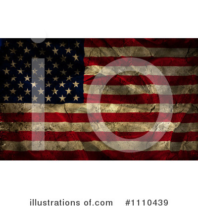 Royalty-Free (RF) American Flag Clipart Illustration by KJ Pargeter - Stock Sample #1110439