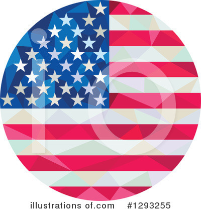 Royalty-Free (RF) American Flag Clipart Illustration by patrimonio - Stock Sample #1293255