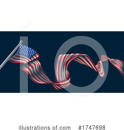 Royalty-Free (RF) American Flag Clipart Illustration by AtStockIllustration - Stock Sample #1747698
